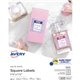 Avery Print-to-the-Edge Easy Peel Square Labels - 1 1/2" Width x 1 1/2" Length - Permanent Adhesive - Square - Laser, Inkjet - M