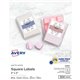 Avery Easy Peel Sure Feed Labels - Print-to-the-Edge - 2" Width x 2" Length - Permanent Adhesive - Square - Laser, Inkjet - Matt