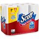 Scott Choose-A-Sheet Paper Towels - Mega Rolls - 1 Ply - 102 Sheets/Roll - White - Paper - Absorbent, Streak-free, Quick Drying,
