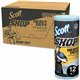 Scott Heavy Duty Shop Towels - 11" x 10.40" - 60 Sheets/Roll - Blue - Hydroknit - Solvent Resistant, Absorbent, Reusable, Soft, 