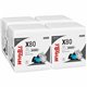 Wypall PowerClean X80 Heavy Duty Cloths Extended Use Cloths - Quarter-fold - For Industry, Rough Surface - 12" Length x 12.50" W