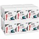 Wypall PowerClean X70 Medium Duty Cloths - Quarter-fold - 12.50" x 12" - White - Long Lasting, Durable, Reusable, Absorbent - Fo