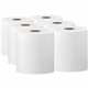 Kleenex Hard Roll Paper Towels with Premium Absorbency Pockets - 8" x 600 ft - White - Paper - Absorbent, Nonperforated - 6 / Ca