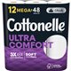 Cottonelle Ultra ComfortCare Bath Tissue - 2 Ply - 268 Sheets/Roll - White - Fiber - Absorbent, Textured, Soft, Thick, Strong, M
