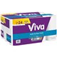 Viva Multi-Surface Cloth Towels - 2 Ply - White - Perforated, Absorbent, Cleaning, Durable, Strong, Versatile - For Multi Surfac