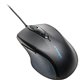 Kensington Pro Fit Full-Size Mouse USB - Optical - Cable - Black - 1 Pack - USB - 3200 dpi - Scroll Wheel - Right-handed