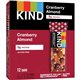 KIND Cranberry Almond Nut Bars - Cholesterol-free, Non-GMO, Individually Wrapped, Gluten-free, Trans Fat Free, Low Glycemic, Low