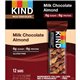 KIND Milk Chocolate Almond Nut Bars - Low Sodium, Gluten-free, Individually Wrapped, Low Glycemic - Milk Chocolate Almond - 1.40