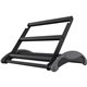 Kantek Sit-Stand Footrest - Black - Steel, Foam