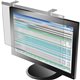 Kantek LCD Privacy/antiglare Wide Screen Filters Silver - For 22" Widescreen Monitor - Scratch Resistant - Anti-glare - 1 Pack