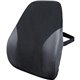Kantek Memory Foam Backrest - Black - High Density Memory Foam