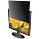 Kantek 16:9 Ratio LCD Monitor Privacy Screen Black - For 20" Widescreen Monitor - 1 Pack