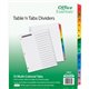 Avery Table 'N Tabs Numeric Dividers - 360 x Divider(s) - 360 Tab(s) - 1-15 - 15 Tab(s)/Set - 8.5" Divider Width x 11" Divider L