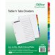 Avery Office Essentials Table 'n Tabs Tab Dividers - 288 x Divider(s) - 288 Tab(s) - Jan-Dec - 12 Tab(s)/Set - 8.5" Divider Widt
