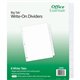 Avery Office Essentials Big Tab Write-On Tab Dividers - 96 x Divider(s) - 8 Write-on Tab(s) - 8 - 8 Tab(s)/Set - 8.5" Divider Wi