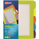 Avery Ultralast Big Tab Plastic Dividers - 5 x Divider(s) - 5 Write-on Tab(s) - 5 - 5 Tab(s)/Set - 8.5" Divider Width x 11" Divi