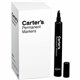 Avery Large Desk-Style Permanent Markers - Chisel Marker Point Style - Black - 1 Dozen