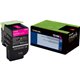 Lexmark Unison 701M Toner Cartridge - Laser - Standard Yield - 1000 Pages - Magenta - 1 Each