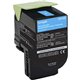 Lexmark 701HC Toner Cartridge - Laser - High Yield - 3000 Pages - Cyan - 1 Each