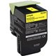 Lexmark Unison 701HY Toner Cartridge - Laser - High Yield - 3000 Pages Yellow - Yellow - 1 Each