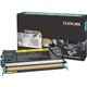 Lexmark Toner Cartridge - Laser - Standard Yield - 7000 Pages - Yellow - 1 Each