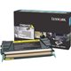 Lexmark Toner Cartridge - Laser - High Yield - 10000 Pages - Yellow - 1 Each