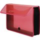 Lion EXPAND-N-FILE Letter File Wallet - 8 1/2" x 11" - 3" Expansion - Transparent Pink - 1 Each