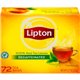 Lipton Decaf Black Tea Bag - 16 oz Per Bag - 72 Teabag - 72 / Box
