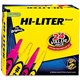Avery Hi-Liter Desk and Pen-Style Highlighters - Chisel Marker Point Style - Fluorescent Yellow, Fluorescent Pink Water Based In