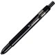 Listo Marking Pencils - Refillable - Black Lead - Black Barrel - 1 Dozen