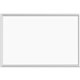 Lorell Aluminum Frame Dry-erase Board - 36" (3 ft) Width x 24" (2 ft) Height - White Styrene Surface - White Aluminum Frame - Re