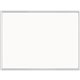 Lorell Aluminum Frame Dry-erase Board - 48" (4 ft) Width x 36" (3 ft) Height - White Styrene Surface - White Aluminum Frame - Re