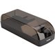 Lorell Desktop Card File - 650 Card Capacity - Black, Smoke