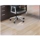 Lorell XXL Polycarbonate Chairmat - Hard Floor - 60" Width x 60" Depth - Square - Polycarbonate - Clear - 1Each
