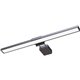 Lorell 15.75" LED Monitor Lamp - 0.9" Height - 3.6" Width - LED Bulb - Built-in Clip, Dimmable, Automatic Off Timer - Black - fo