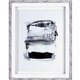 Lorell Abstract Design Framed Artwork - 27.50" x 35.50" Frame Size - 1 Each - Brown, White