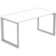 Lorell Relevance Series Desk-height Desk Leg Frame - 28.5"29.1" - Finish: Silver