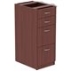 Lorell Relevance Series Mahogany Laminate Office Furniture Storage Cabinet - 4-Drawer - 15.5" x 23.6"40.4" - 4 x File, Box Drawe