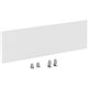 Lorell Relevance Modesty/Privacy Panels - 59" Width x 15.8" Height - Clear - 1 Each