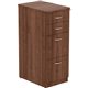 Lorell Walnut Laminate 4-drawer File Cabinet - 15.5" x 23.6"40.4" - 4 x File, Box Drawer(s) - Material: Laminate - Finish: Walnu