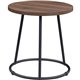 Lorell Round Side Table - For - Table TopRound Top - Powder Coated Four Leg Base - 4 Legs - 200 lb Capacity x 1" Table Top Thick