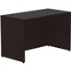 Lorell Espresso Laminate Desk - 48" x 24"29.5" Desk Shell, 1" - Finish: Espresso