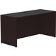 Lorell Essentials Espresso Laminate Credenza Shell - 60" x 24"29.5" Credenza Shell, 1" Top - Finish: Espresso, Silver Brush