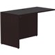 Lorell Essentials Espresso Laminate Return Shell - 48" x 24"29.5" Return Shell, 1" Top - Finish: Espresso