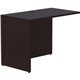 Lorell Essentials Espresso Laminate Return Shell - 42" x 24"29.5" Return Shell, 1" Top - Finish: Espresso