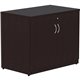 Lorell Essentials Laminate 2-door Storage Cabinet - 36" x 22.5"29.5" Cabinet, 0.7" Panel - 2 Door(s) - Material: Laminate - Fini