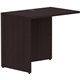 Lorell Espresso Laminate Desk - 35" x 24"29.5" Return Shell, 1" Top - Finish: Espresso Laminate
