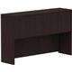 Lorell Espresso Laminate Desk - 60" x 15"36" - 4 Door(s) - Finish: Espresso Laminate