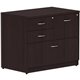 Lorell 2-Box/1-File Espresso 4-drawer Lateral File - 35.5" x 22"29.5" Lateral File, 1" Side Panel - 4 x File, Box Drawer(s) - Fi