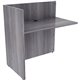 Lorell Weathered Charcoal Laminate Desking - 1" Top, 42" x 24"41.5" - Material: Laminate - Finish: Weathered Charcoal
